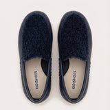 Moccasin Boucle - Navy