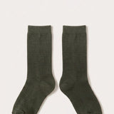 Ribbed Socks - Green