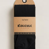 Baby Rib Tights - Black