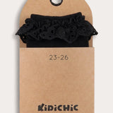 Baby Lace Dental Socks - Black