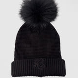 Waffle Beanie - Black