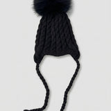 Braided Baby Hat - Black