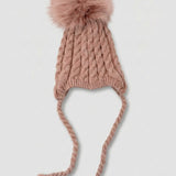 Baby Plaited Hat - Pink