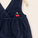 Corduroy Pinafore - Navy