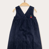 Corduroy Pinafore - Navy