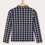 Fashion Printed Turtleneck T-Shirt - Green