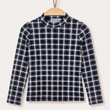 Fashion Printed Turtleneck T-Shirt - Green