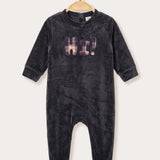 Studded Sleepsuit - Blue