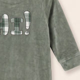 Studded Babygrow - Green