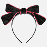 Velvet Bow Scrunchie - Burgundy