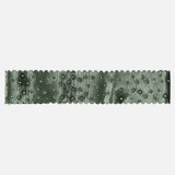 Velvet Ribbon with Rhinestones - Green