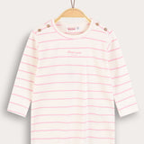 Striped Rivet Shirt - Pink