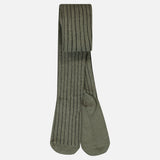 Girls' Cotton Rivet Tights - Green