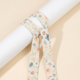 Twilly Print Ribbon - Blue
