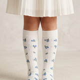 Print Knee Socks - No Color