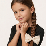 Vintage Bow Tie Pin - Natural