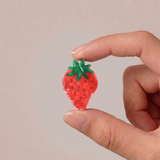 Acrylic Fruit Brooch - Pink