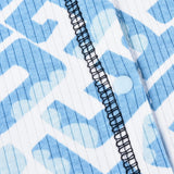 Babygro Pajamas Rib - Light Blue