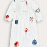 Floral print dress - blue