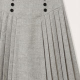 Pleated skirt - GRAY