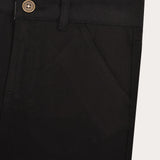 Short drill pants - black