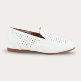 Boys' boat with holes - ivory