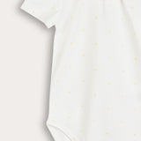 Baby pants and bodysuit set - yellow