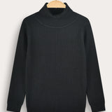 Knitted Turtleneck - Black