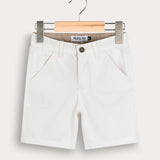 Short drill pants - beige