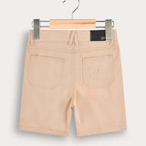 Short drill pants - beige