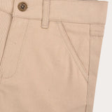 Short drill pants - beige