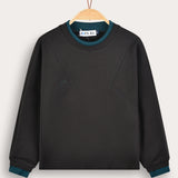 Girls' Shirt with Two Rib Layers - GRAY