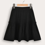 Rivet Skirt - Black