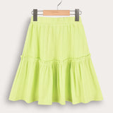 Rivet Skirt - Gray