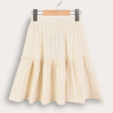 Rivet Skirt - Beige