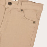 Cotton Skinny Pants - Beige