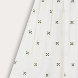 Embroidered skirt - green