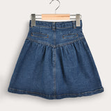 Denim skirt - navy