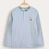 Reeves S.A. Shirt with Patch - Blue