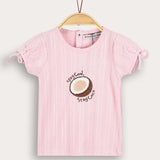 Rivet shirt with patch - pink