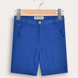 Linen Bermuda - Royal