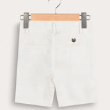 Linen Bermuda - Cream