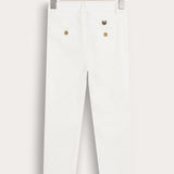 Classic long pants - white