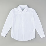 Tailored button-down shirt - white