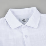 Tailored button-down shirt - white