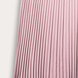 Satin Midi Fleece Skirt - Purple