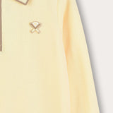 Polo SA Boys Plain/Baseball Print - Yellow