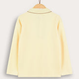 Polo SA Boys Plain/Baseball Print - Yellow