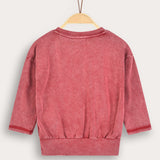 Pocket-like wash shirt - purple