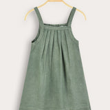 Denim sarafan - green